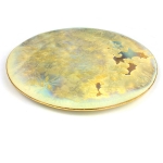 Borealis Gold Lazy Susan 15” Diameter
This piece is food safe and has a durable finish that is safe to cut on.
Hand washing is recommended, not microwave safe.
